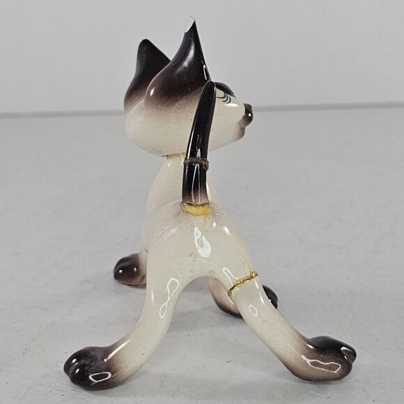 Freeman McFarlin Siamese Cat Kitten Nodder Bobble Head *AS IS REPAIRS FLAW* - Picture 3 of 11